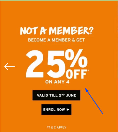 Offers and coupon for The Body Shop