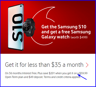 offers and coupon for Vodafone