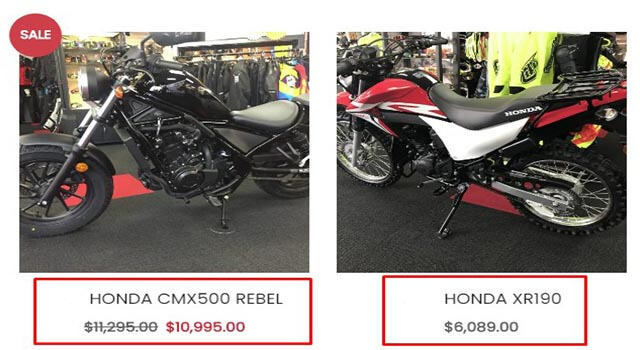 cooks honda offer