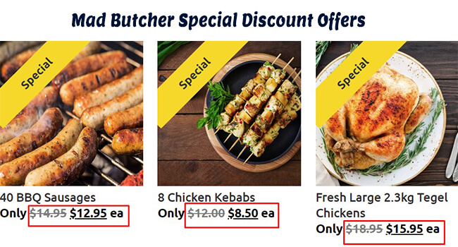 mad butcher offer